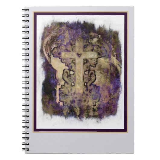 Carnet Croix grunge (Devant)