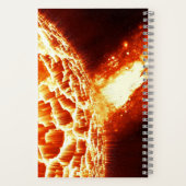 CARNET CROIX NOIRE ET VERTE AVEC ARRIÈRE - PLAN EN MARBRE (Verso)