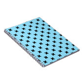 Carnet Croix noire sur le bleu bébé (Côté Droit)