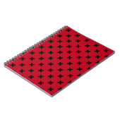 Carnet Croix noire sur le rouge (Côté gauche)