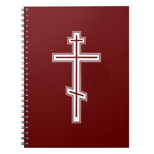 Carnet Croix orthodoxe (Devant)