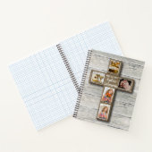 Carnet Croix Rustique Bois Première Sainte Communion Phot (Intérieur)