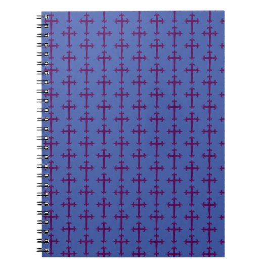 Carnet Croix violette Art dévotionnel du Carême et de l'A (Devant)