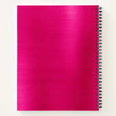 Carnet Croquis à l'huile Ombre rose chaud (Dos)