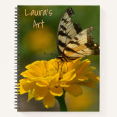 Carnet Croquis Butterly Zinnia (Devant)