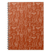 Carnet Croquis Champignons : Arrière - plan mignon sans c (Devant)