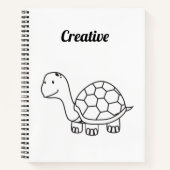 Carnet Croquis créatif de tortue (Devant)