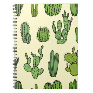 Carnet Croquis de Cactus : Élégance florale Vintage.