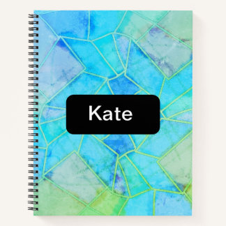 Carnet Croquis de craie verte Mandala