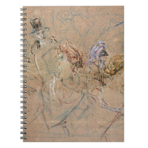 Carnet Croquis de Henri De Toulouse-Lautrec pour 'au