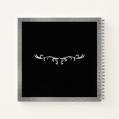 Carnet Croquis de la panthère, croquis de couverture rigi (Dos)