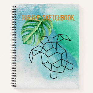 Carnet Croquis de la tortue bleue