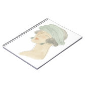 Carnet Croquis de mode Flapper - Portrait (Côté gauche)