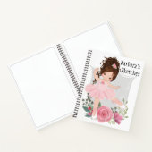 Carnet Croquis de petite danseuse  (Intérieur)