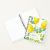 Carnet Croquis d'idées artisanales de citrons de couleur  (Intérieur)