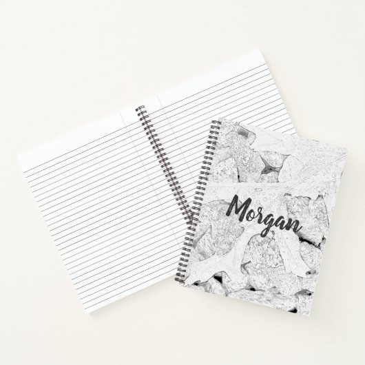 Carnet Croquis feuille noir et blanc (Intérieur)