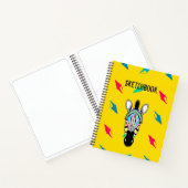 Carnet Croquis jaune Zebra (Intérieur)