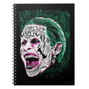 Carnet Croquis riant de tête de joker du peloton   de