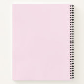 Carnet Croquis rose (Dos)