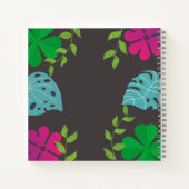 Carnet Croquis spiral du thème Forêt customisée (Dos)