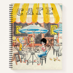 Carnet Croquis sur la scène du Café Cute France