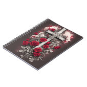 Carnet cross tattoo flower 1 (Côté gauche)