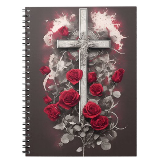 Carnet cross tattoo flower 1 (Devant)