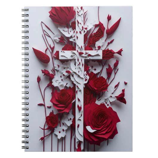 Carnet cross tattoo flower 18 (Devant)
