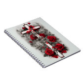 Carnet cross tattoo flower 2 (Côté Droit)