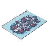 Carnet cross tattoo flower 22 (Côté gauche)