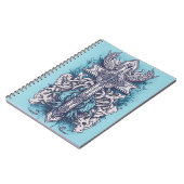 Carnet cross tattoo flower 24 (Côté gauche)