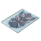 Carnet cross tattoo flower 26 (Côté gauche)