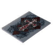 Carnet cross tattoo flower 28 (Côté gauche)