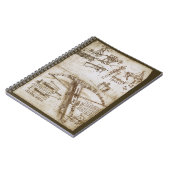 Carnet Crossbow Arme géante de Léonard de Vinci (Côté gauche)