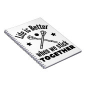 Carnet Crosse : La vie est meilleure quand on reste ensem (Côté Droit)