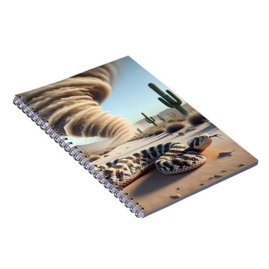 Carnet Crotale Avec Désert Dust Devil (Côté Droit)