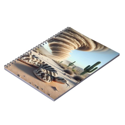 Carnet Crotale Avec Désert Dust Devil (Côté gauche)