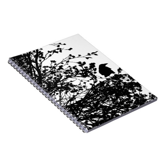 Carnet Crow dans un arbre (Côté Droit)