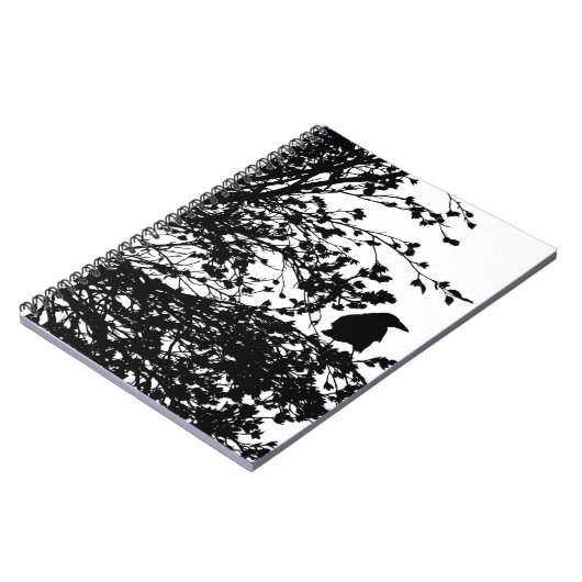 Carnet Crow dans un arbre (Côté gauche)