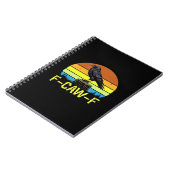 Carnet Crow F-Caw-F Funny Bird Classic Minimal Clean (Côté gauche)