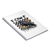 Carnet Crow Flowral, F-Caw-F Funny Bird FCAWF Moon Gothiq (Côté Droit)