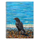 Carnet Crow sur la plage 3 Tableau (Devant)
