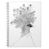 Carnet Crowned Pigeon Spiral Notebook (Devant)
