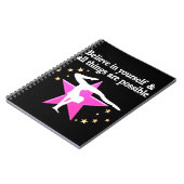 CARNET CROYEZ À VOS OBJECTIFS ET RÊVES DE GYMNASTIQUE (Côté gauche)