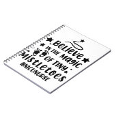 Carnet Croyez En La Magie Des Minuscules Mistletoes Nicu  (Côté gauche)