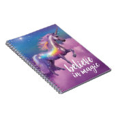 Carnet Croyez en la Parties scintillant Arc-en-ciel magiq (Côté Droit)
