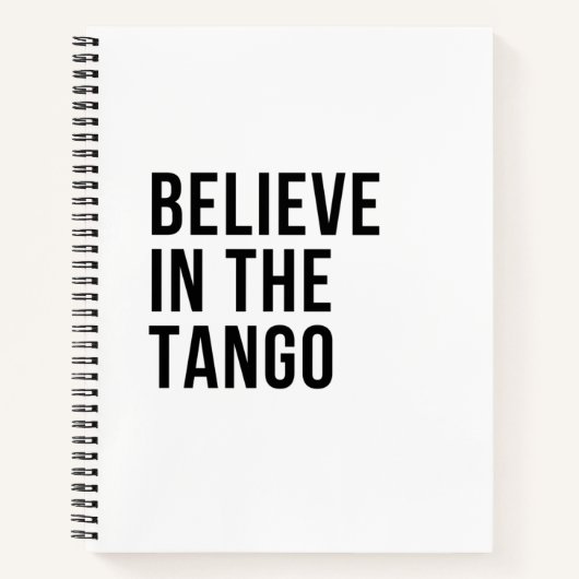 Carnet Croyez en le Tango (Devant)