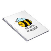 Carnet Croyez en Vous-même Blague de l'abeille drôle (Côté Droit)