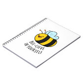 Carnet Croyez en Vous-même Blague de l'abeille drôle (Côté gauche)