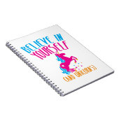 Carnet Croyez en vous-même (et licornes) (Côté Droit)